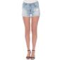 Womens White Mark Mid Ripped Stretch Denim Shorts - image 1