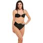 Womens Tahari Solid O-Ring Bikini Swim Set - image 2