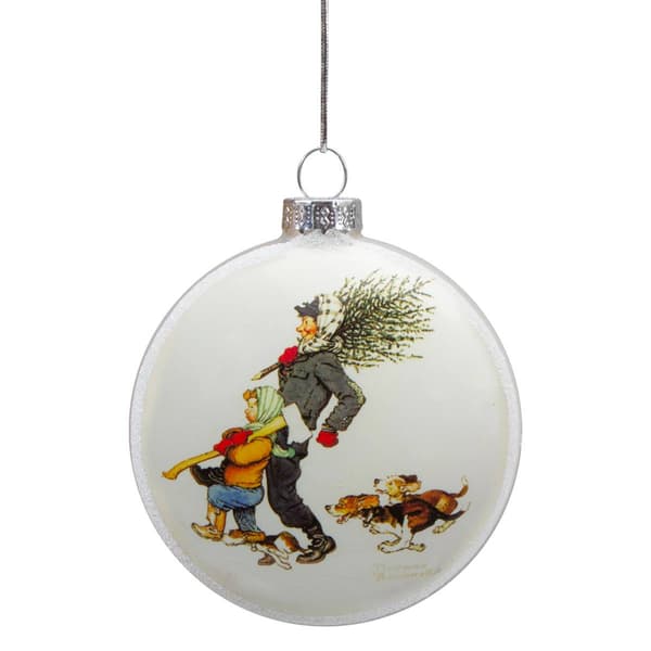 Northlight Seasonal Norman Rockwell Bringing Home Ornament - image 