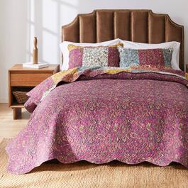 Greenland Home Fashions&#8482; Paisley Slumber Patchwork Quilt Set