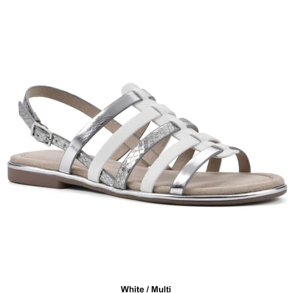 Womens White Mountain Zone Slingback Strappy Sandals