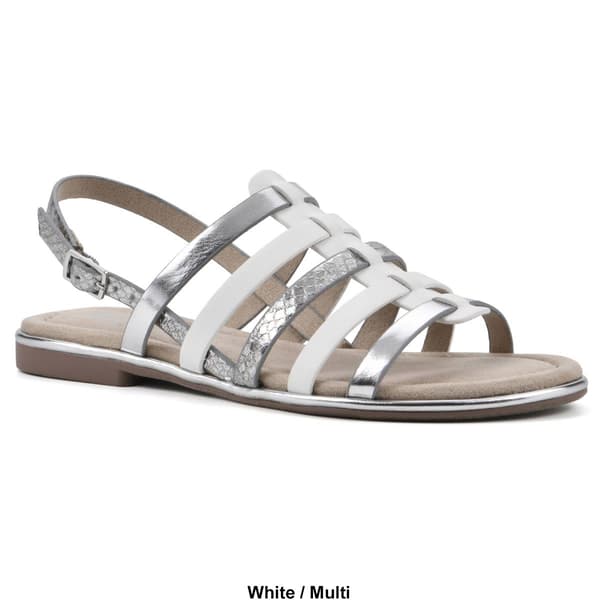 Womens White Mountain Zone Slingback Strappy Sandals