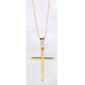 Gold Classics&#40;tm&#41; Gold 3D Hollow Cross Necklace - image 1