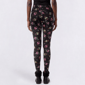 Womens French Laundry Candy Cane Bows Brushed Back Leggings - image 3