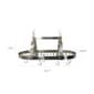 Elegant Designs 2 Bulb Kitchen Pot Rack w/Downlight - image 5