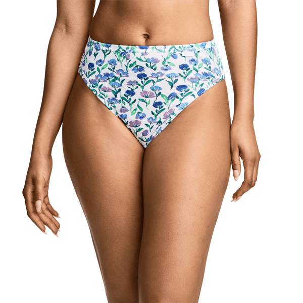 Plus Size Jockey® Elance® Cotton 3pk. High Cut Panties - 1485 - image 