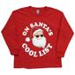 Boys &#40;8-20&#41; Cool List Christmas Long Sleeve Tee - image 1