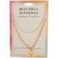 Beautiful Blessings Beaded Heart Pendant with Rose Quartz - image 1