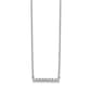 Diamond Classics&#40;tm&#41; 14kt. Diamond Bar Necklace - image 1