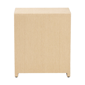 bali & pari William Grasscloth 1-Drawer Nightstand with Shelves - image 5