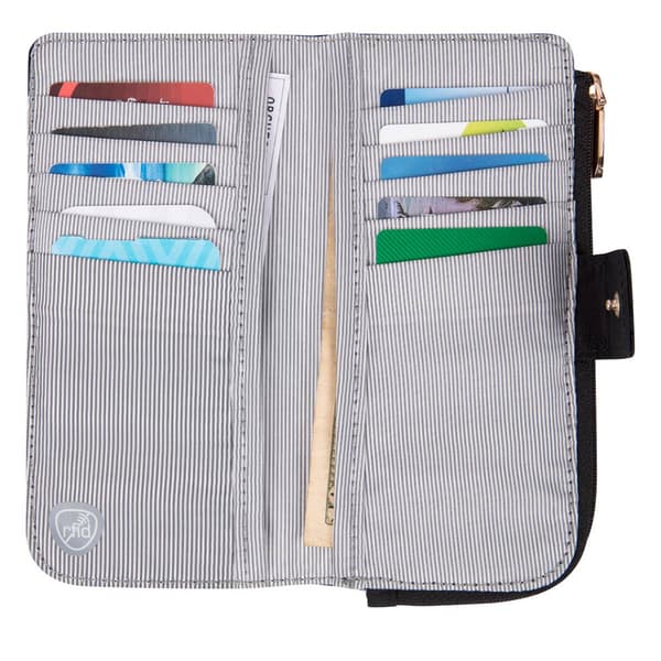 Travelon RFID Blocking Slim Zip Wallet