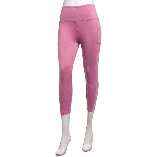 Womens Starting Point® Solid Yummy Capri Leggings - image 