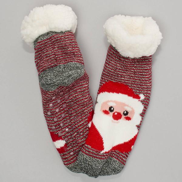 Womens Ella & Joy Sherpa Lined Slipper Socks