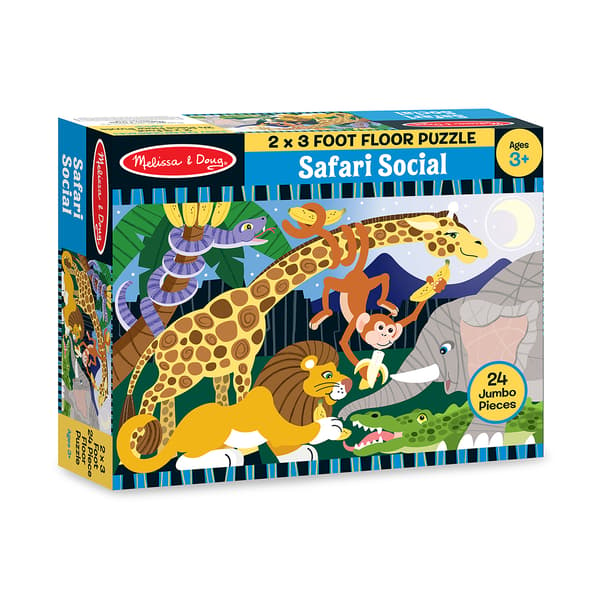 Melissa &amp; Doug® Safari Social 24 pc. Floor Puzzle