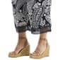 Plus Size Rafaella® Crochet Trim Paisley Wide Leg Pants - image 3