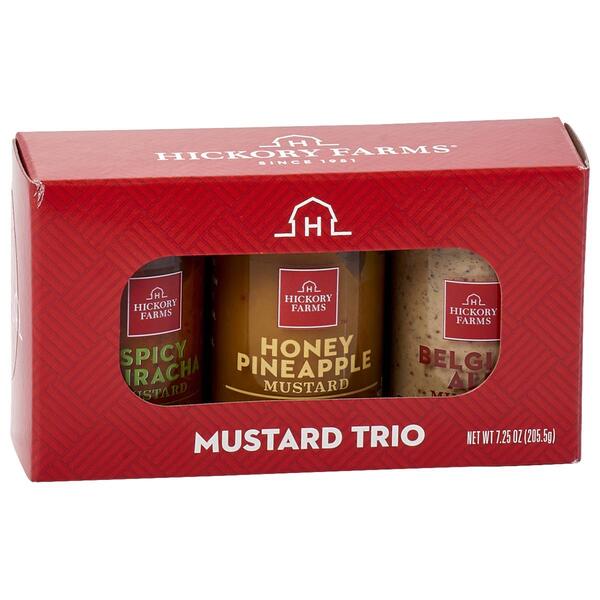 Hickory Farms Mustard Trio - image 