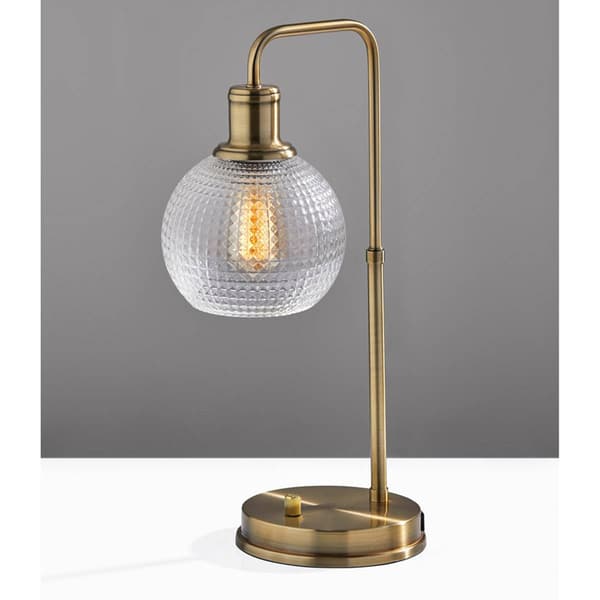Simplee Adesso Barnett Globe Desk Lamp
