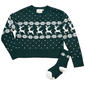 Girls (7-16) No Comment Fair Isle Reindeer Sweater w/ Socks - image 1