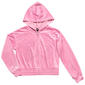 Girls (7-16) Star Ride(R) Rhinestone Star Velour Zip Up Jacket - image 1
