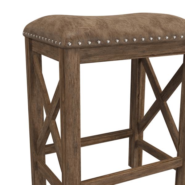 HH2 Home Willow Bend Backless Counter Height Stools - Set of 2