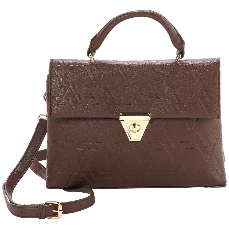 Adrienne Vittadini Abbie Flap Satchel