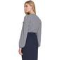 Womens Tommy Hilifger Long Sleeve Pinstripe Ruffle Front Blouse - image 2