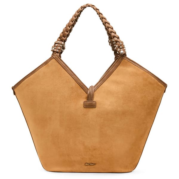Betsey Johnson Suede Tulip Tote