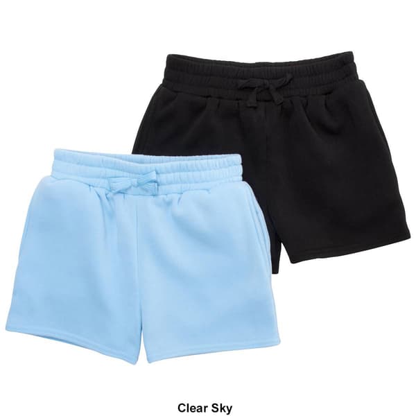 Girls &#40;7-16&#41; Jolie & Joy 2pk. Solid/Marled Basic Shorts