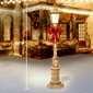 Puleo International 84in. Pre-Lit Warm White Outdoor Lamp Post - image 6