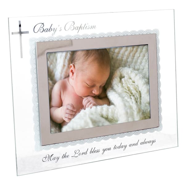 Malden Glass Baby''s Baptism Frame - 6x4 - image 