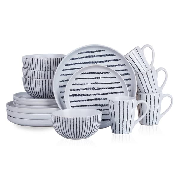 Stone Lain Nova 16pc. Stoneware Dinnerware Set