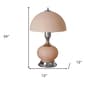 HomeRoots 24in. Pink Bedside LED Table Lamp - image 3
