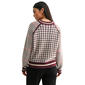 Womens CITY BLUES Long Sleeve Houndstooth Sweater - image 2