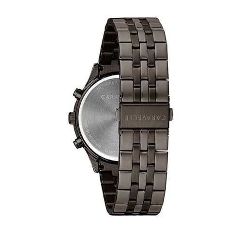 Mens Caravelle Gunmetal Chronograph Watch - 45A141