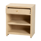 bali & pari William Grasscloth 1-Drawer Nightstand with Shelves - image 2