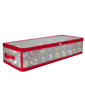 Northlight Transparent Zip Up Christmas 80 Ornaments Storage Box - image 1