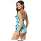 Womens Roxanne Print V Neck Sarong  One Piece Swimsuit - image 2