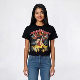 Juniors C-Life Betty Born To Rule Crop Tee