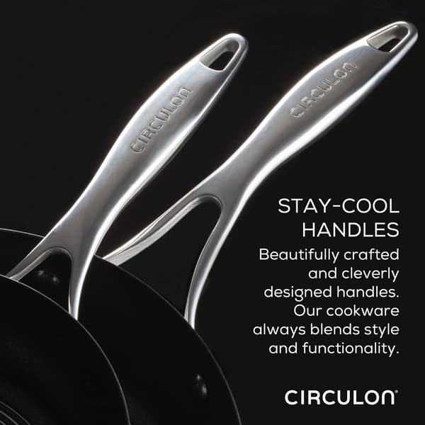Circulon® 2pc. Stainless Steel Frying Pan Set