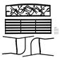 Evergreen Dragonfly Metal Garden Bench - image 5