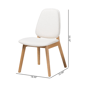Baxton Studio Hudson Boucle Upholstered Dining Chair - Set of 2 - image 8