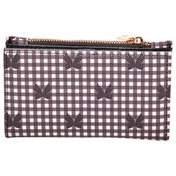 Womens Nanette Lepore Aime Slim Bifold Wallet - Gingham