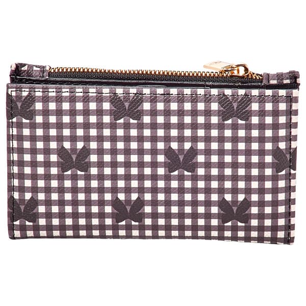 Womens Nanette Lepore Aime Slim Bifold Wallet - Gingham