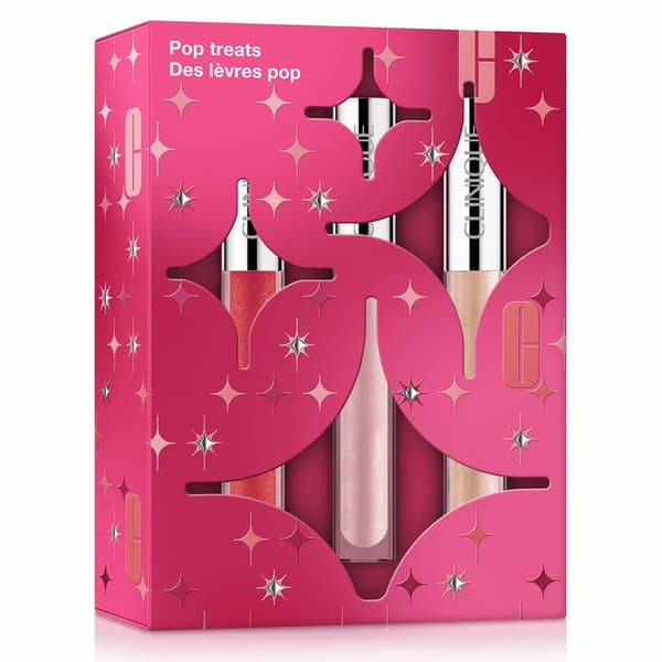Clinique Pop Treats Pop Plush Lip Gloss Gift Set - $75 Value