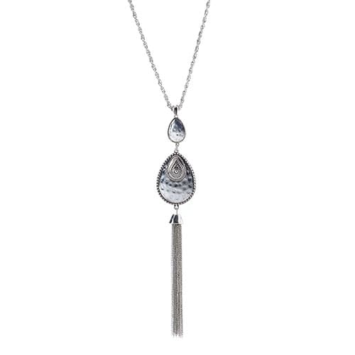Ruby Rd. Double Tear Tassel Y-Necklace - image 