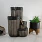 Alpine Grey Cascading Pillar Tabletop Fountain w/LED Lights - image 2