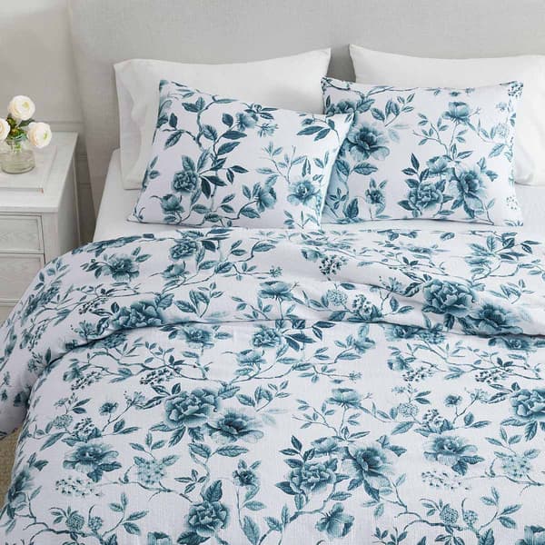 Martha Stewart Vivian Floral Duvet Set