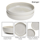 Sango Anderson Cream 10in. Large Ceramic Serving Bowl - Set of 2 - image 8