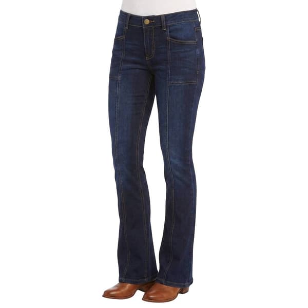Womens Angels Of Difference 31 Patch Pocket Mid Rise Jeans - image 