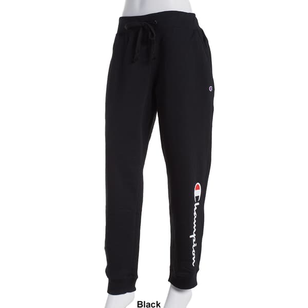 Womens Champion Powerblend Classic Script Fleece Joggers
